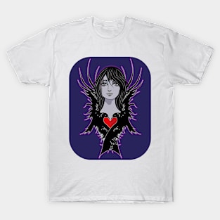 raven heart T-Shirt